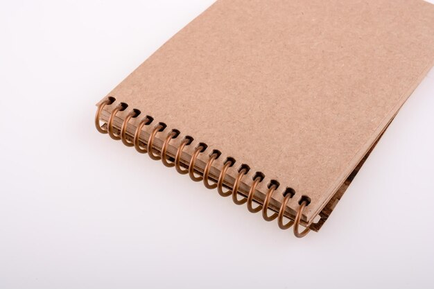 a spirale notebook