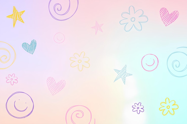 Photo a wall with hearts and stars with a pink background