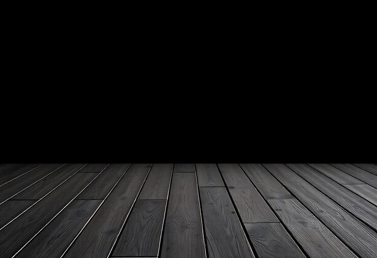 a wooden floor with a dark background and a wooden floor with a wooden plank that says quot no quot