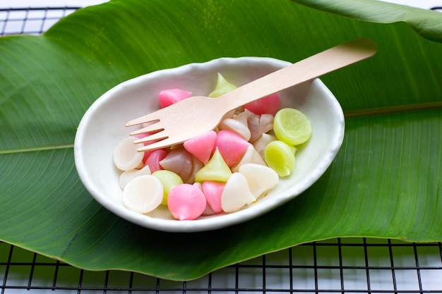 Aa lue dessert dolce tailandese Zucchero caramellato