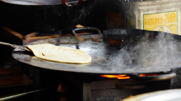 Aalu ka paratha in hotel