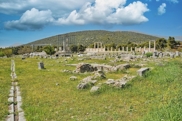 Abbatone di Epidauro al santuario in Grecia