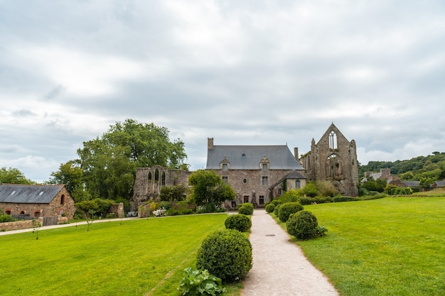 Abbaye de Beauport nel villaggio di Paimpol, dipartimento di CÃƒÂ'tes-d'Armor, Bretagna francese. Francia