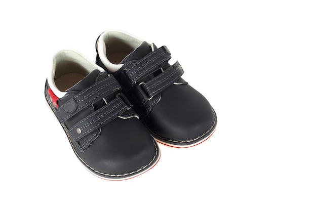 Abbigliamento scarpe e accessori Scarpe nere per bambini isolate