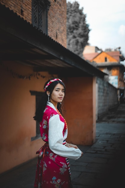 Abito della cultura nepalese