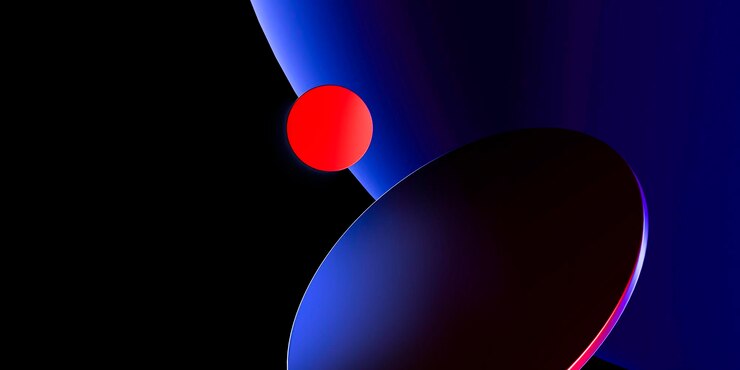 Abstract 3D render Modern simple design template for web