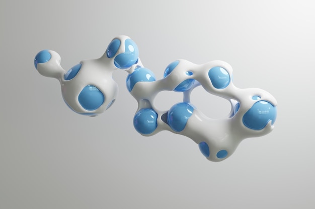 Abstract 3d render motion design liquido bolla metasfera palla transizione deformazione carta da parati