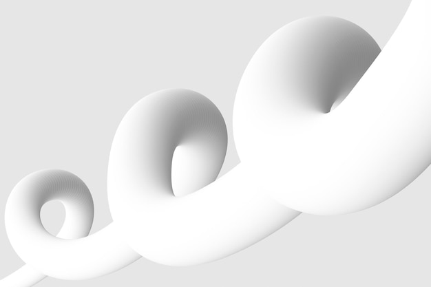 Abstract background finite spiral white gray color