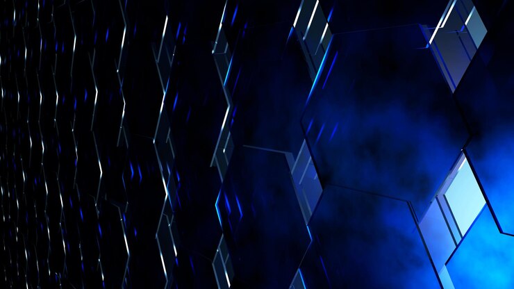 Photo abstract background from transparent glass tiles 3d illustration