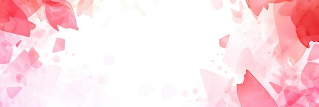Abstract background with soft red tones and translucent shapes copy space in center