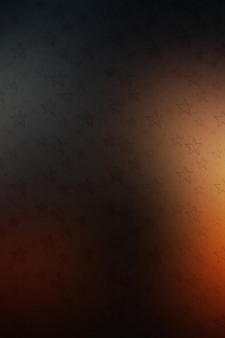 Abstract background with stars and bokeh effect