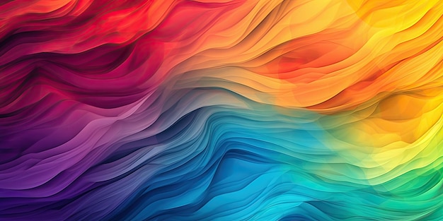 Abstract backgroundphoto arcobaleno per cartolina o poster ai generativa