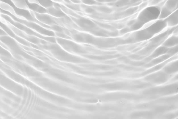 Abstract bianco trasparente ombra d'acqua struttura superficiale sfondo ondulato naturale