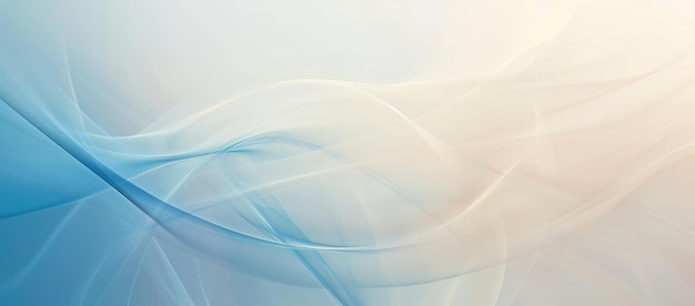 Abstract Blue Soft Waves Background Design (Disegno di sfondo a onde morbide blu)