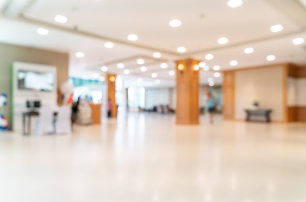 abstract blur and defocus in hospital