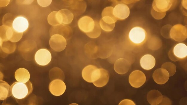 Abstract blur gold sparkle bokeh background