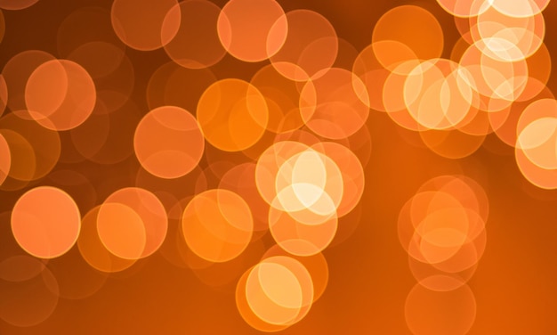 abstract_blurred_orange_bokeh_lights_ background