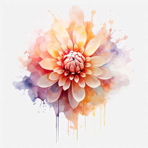 Abstract Canvas Flower (fiore di tela astratta)