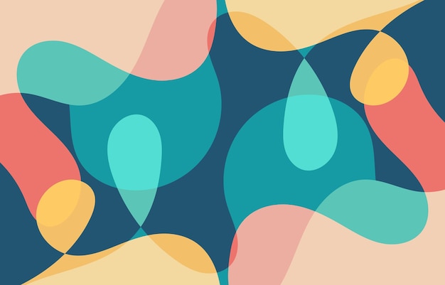 Abstract colorato Disegno di sfondo groovy