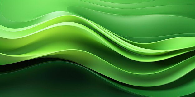 Abstract colorato neon verde colori e gradienti onde consistenza sfondo panorama banner per web design sfondo carta da parati illustrazione