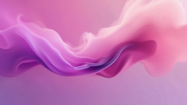 Abstract colorato sfondo di fumo con rosa viola gradiente morbido onde di fumo bandiera
