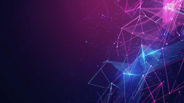 Abstract Connessione alla rete Neon