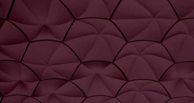 Abstract Curved Paper HD Background Design Art Deco scuro Colore rosso