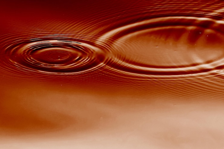 Photo abstract curved paper hd background design dark red sand color