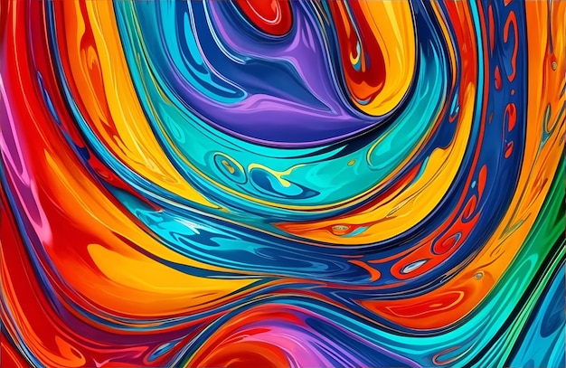 Abstract fluido colorato altamente tessuto dettagli di alta qualità sfondo