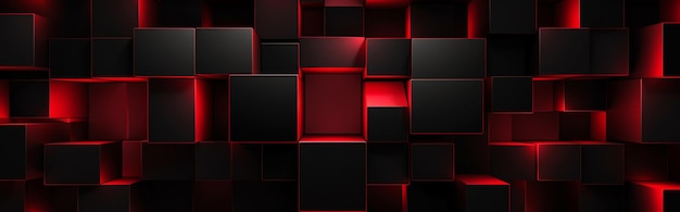 Abstract futuristic cubes shape background 3d render illustration