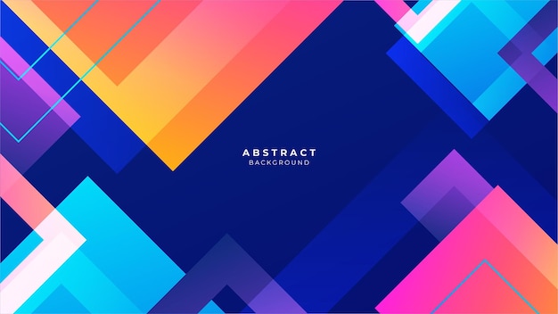 Abstract geometrical colorful with triangle banner background illustration vector design