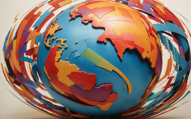 Abstract Globe