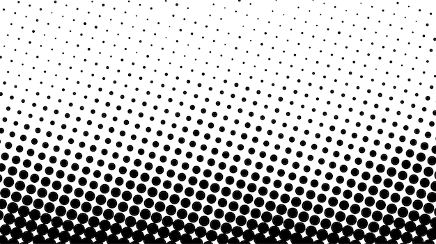 Abstract gradient semitone punti sfondo modello di pop art