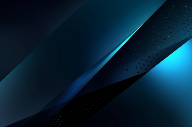 Abstract gradiente di lusso sfondo blu liscio blu scuro con banner di studio a vignetta nera