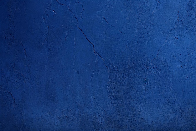 Abstract grunge decorative relief navy blue stucco wall texture wide angle rough colored background