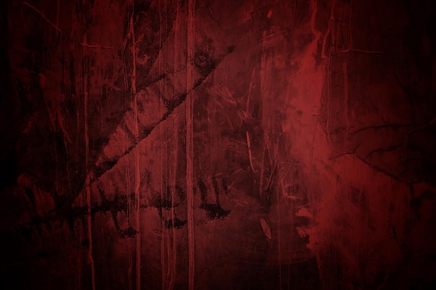 Abstract grunge texture di sfondo rosso spaventoso sfondo scuro rosso