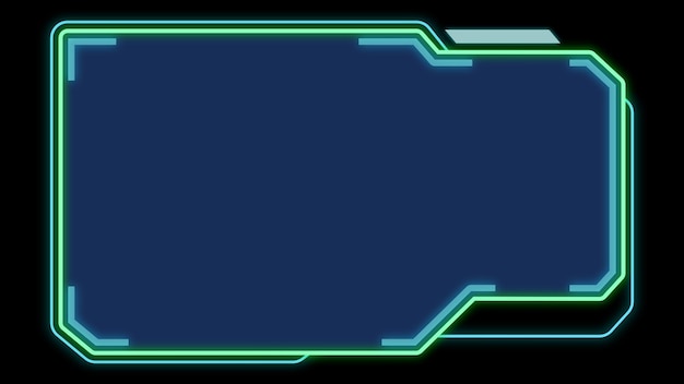 Abstract HUD visualizzazione infografica scifi informazioni futuristiche