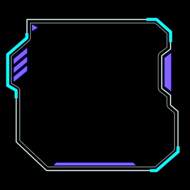 Abstract HUD visualizzazione infografica scifi informazioni futuristiche