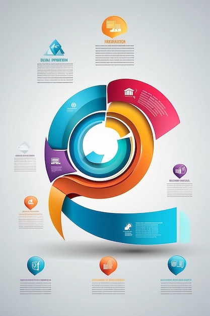 Abstract Illustrazione digitale 3D Infografica Illustrazione vettoriale può essere utilizzata per il layout del flusso di lavoro Diagramma numero opzioni web design