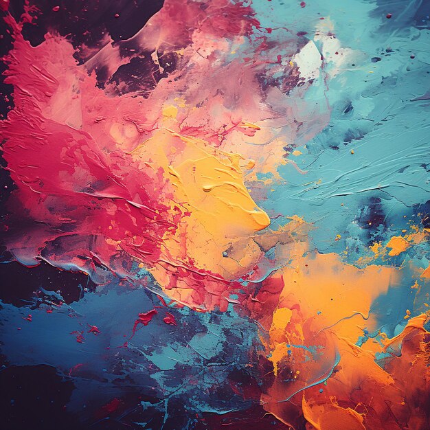 Abstract illustrazione multicolore Grunge sfondo generativo ai