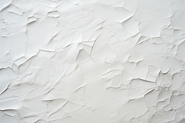 Abstract invecchiato sfondo spiegazzato texture di carta bianca altamente dettagliata