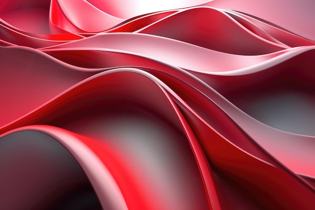 Abstract Le onde della seta rossa