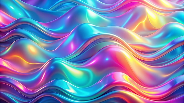 Abstract Liquid Flowing Rainbow sfondo