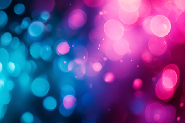 Abstract luci al neon Bokeh