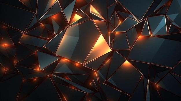 Abstract metal background with light effect