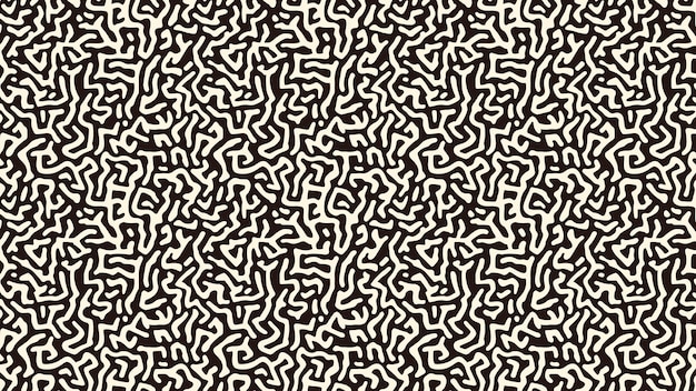 Abstract modello di labirinto in bianco e nero