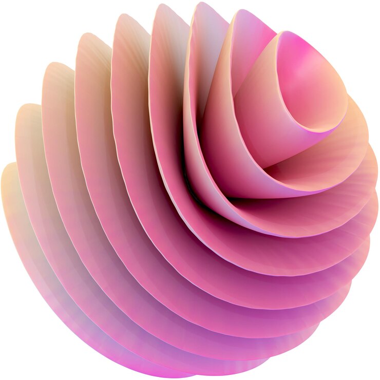 Foto abstract pink pearl y2k shape