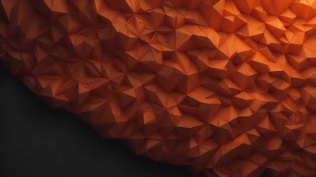 Abstract polygonal background generative ai