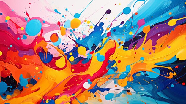 Abstract Pop Culture Painting Background