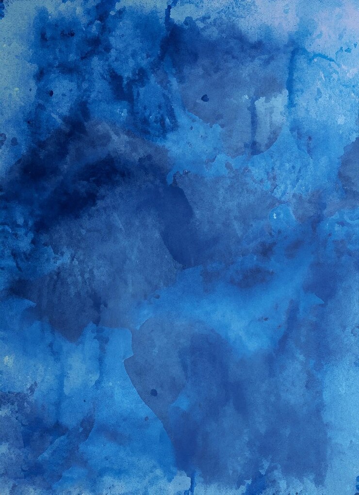 Abstract watercolor paint background dark blue color grunge texture for background